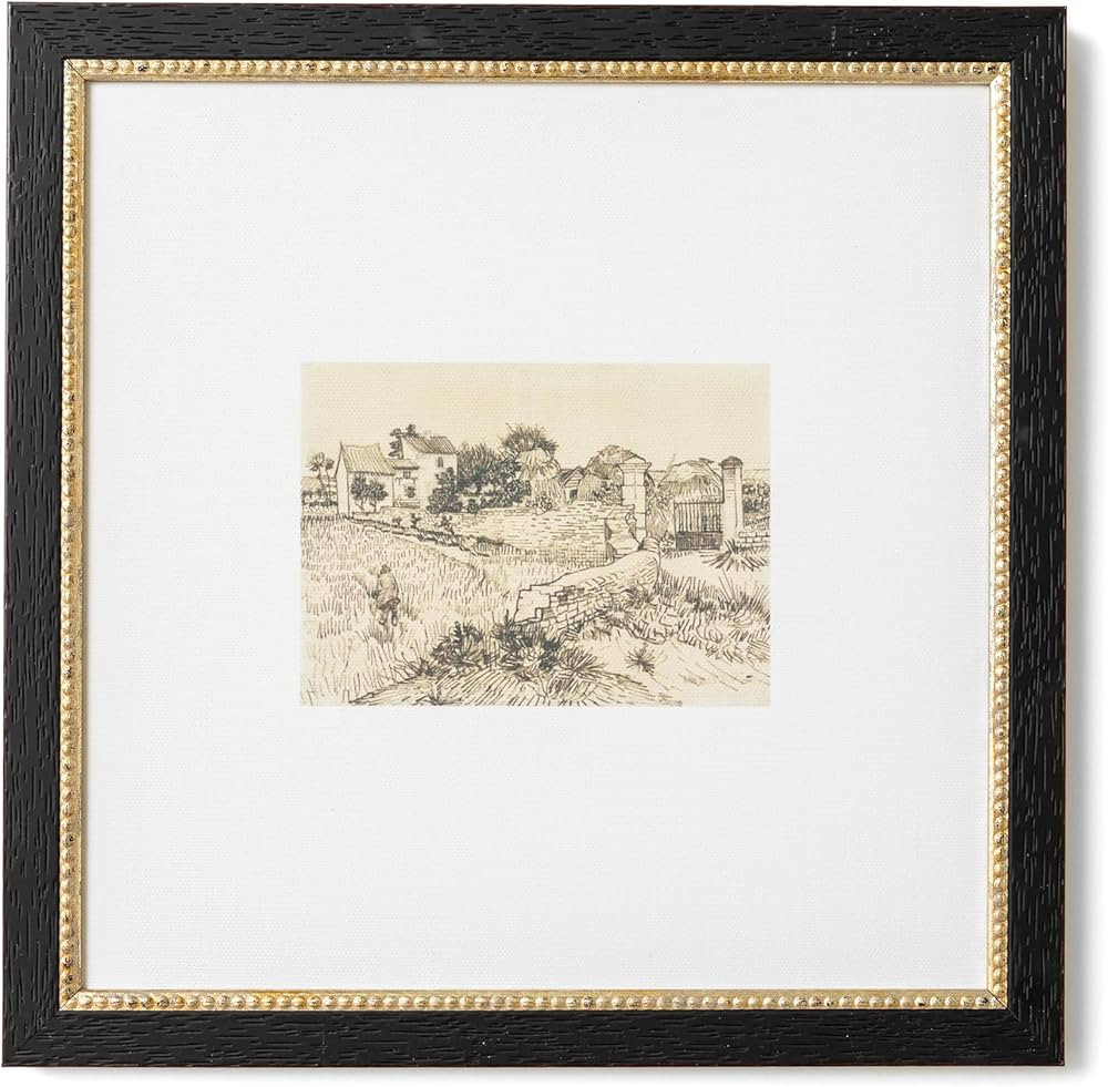 Petal Lane Antique Wall Decor - Framed Antique Decor - Make Your Own Gallery Wall Frame Set - Dar... | Amazon (US)