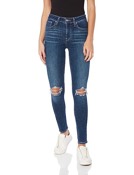 Levi's Women's 721 Skinny Jeans, Indigo Luna, Blue | Amazon (US)