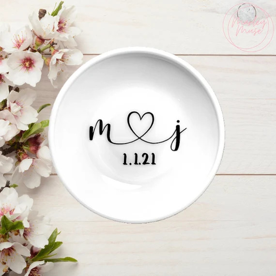 Engagement Ring Dish, Wedding Ring Dish, Engagement Gift, Wedding Gift, Bridal Gift, Anniversary ... | Etsy (US)