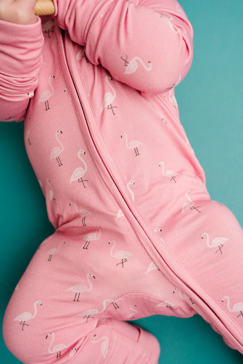 Pink Flamingo Bamboo Sleeper | Little One Shop Co