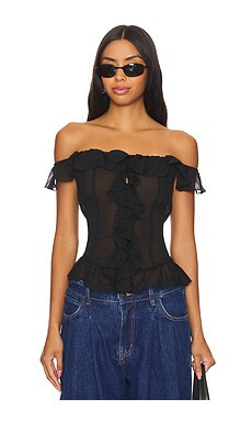 Timeless Ruffle Top
                    
                    LIONESS | Revolve Clothing (Global)