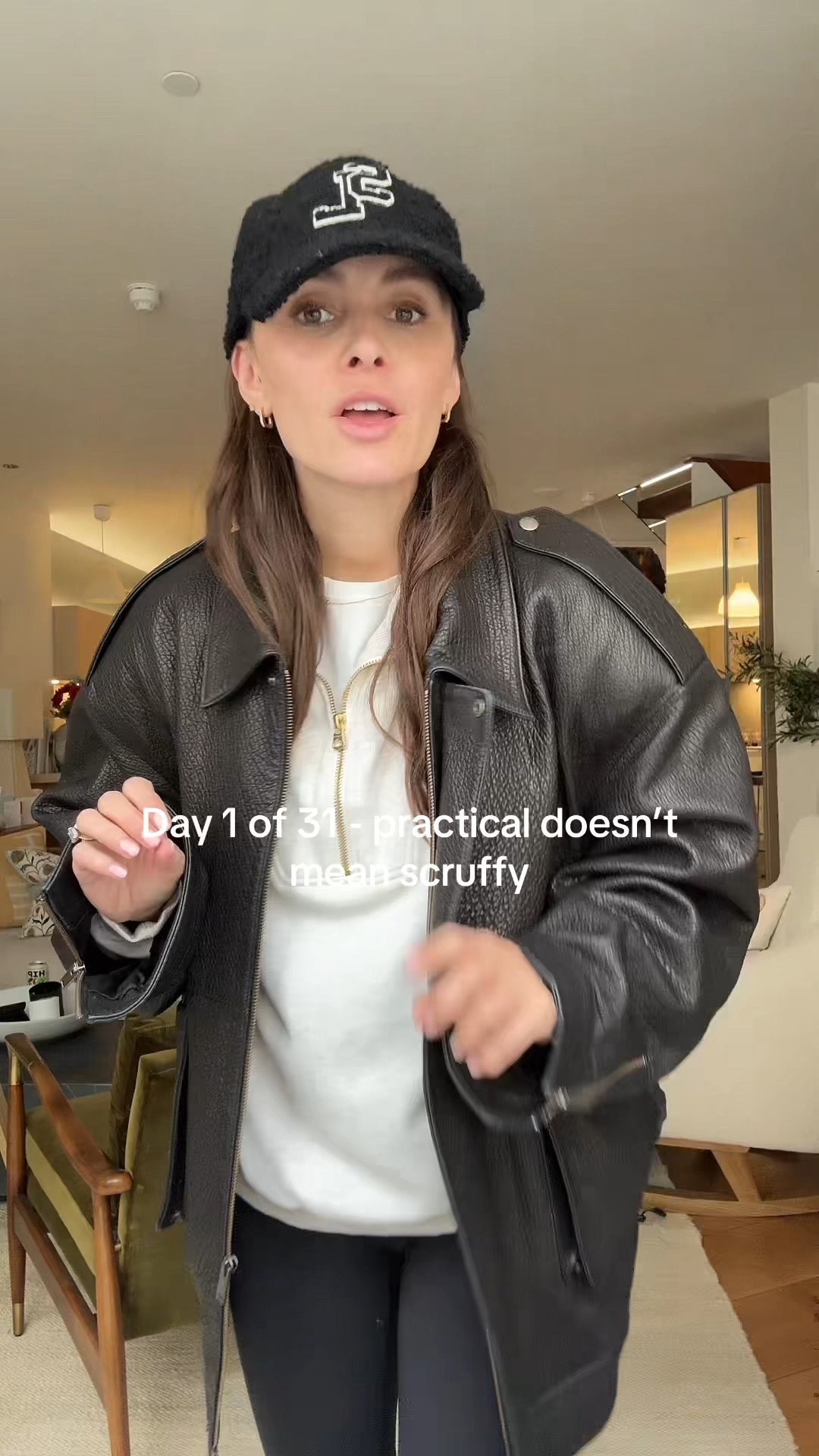 Off duty look, casual outfit, school run outfit, mum outfit, leisure wear outfit, leather bomber, leather jacket, leggings outfit 

#LTKstyletip #LTKeurope #LTKautumn