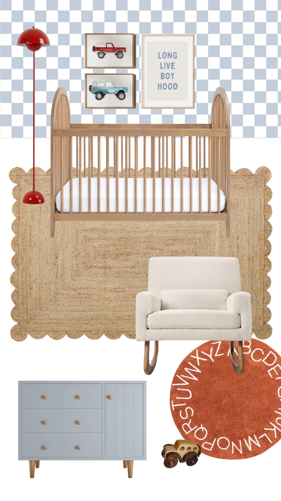 Vintage Ford Bronco nursery 👶🏼🚦

#LTKBump #LTKKids #LTKBaby