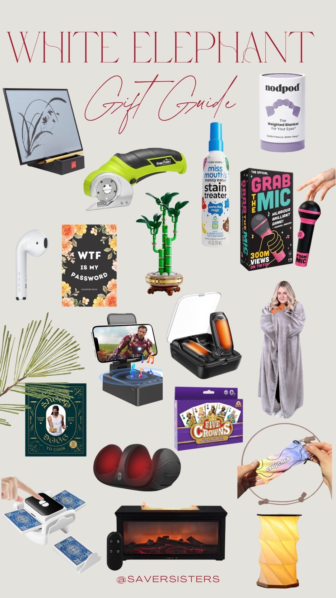 White Elephant gift guide  

#giftguide
#whiteelephantgifts
#giftideas
#holidaygifts

#LTKHoliday #LTKGiftGuide