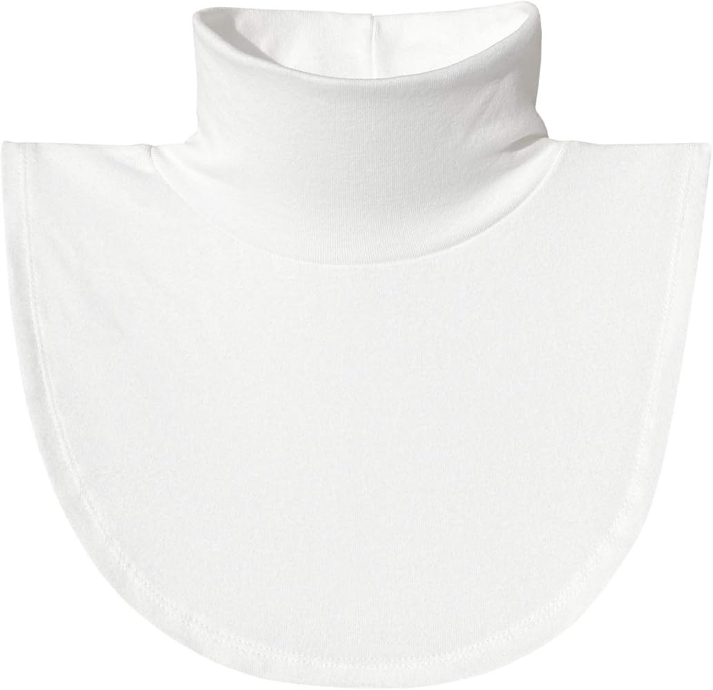 ZESLMG Womens Dickies Detachable Turtleneck Collar, Cotton Half Mock Turtlenecks | Amazon (US)