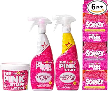 Stardrops – The Pink Stuff Ultimate Cleaning Pack – Miracle Cleaning Paste, Multi-Purpose Spr... | Amazon (US)