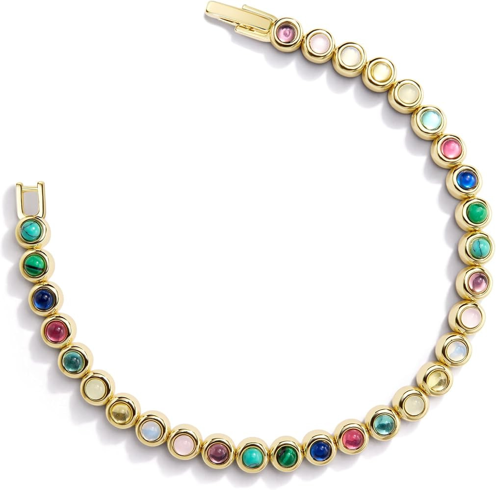 14K Gold Tennis Bracelets For Women | Amazon (US)