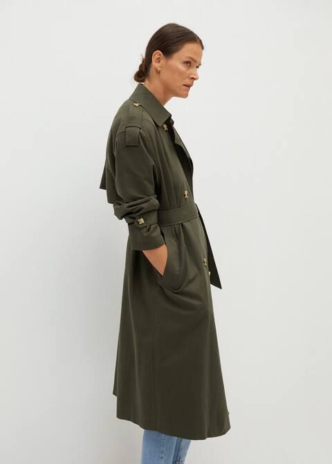 Klassischer Trenchcoat mit Gürtel | MANGO (DE)