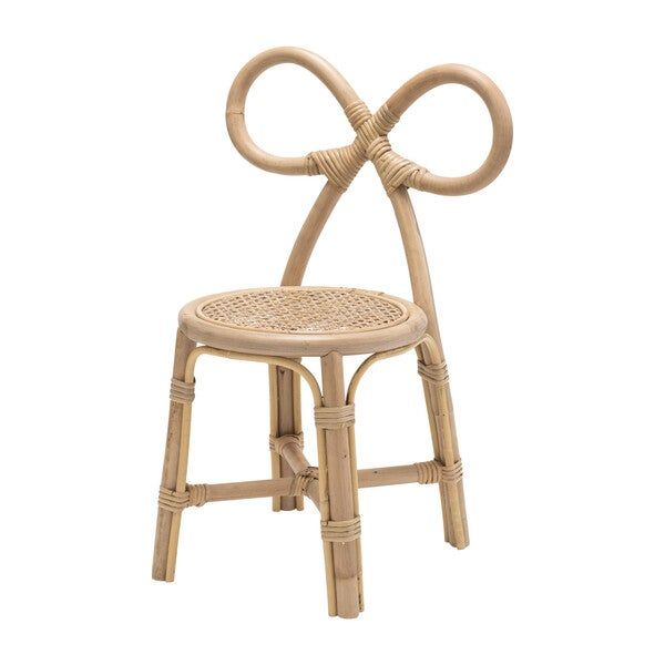 Rattan Bow Chair, Natural | Maisonette