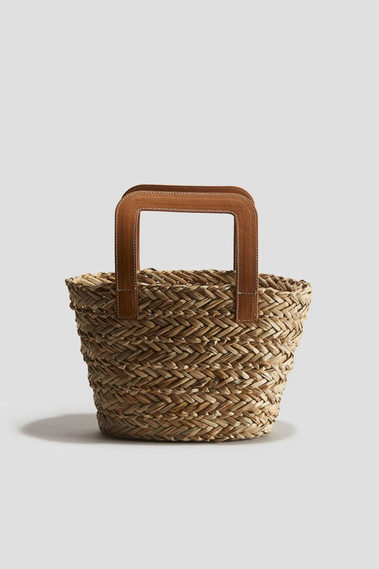 Sac shopping en paille - Beige/marron - ENFANT | H&M FR | H&M (FR, IT, ES, PT, BE)