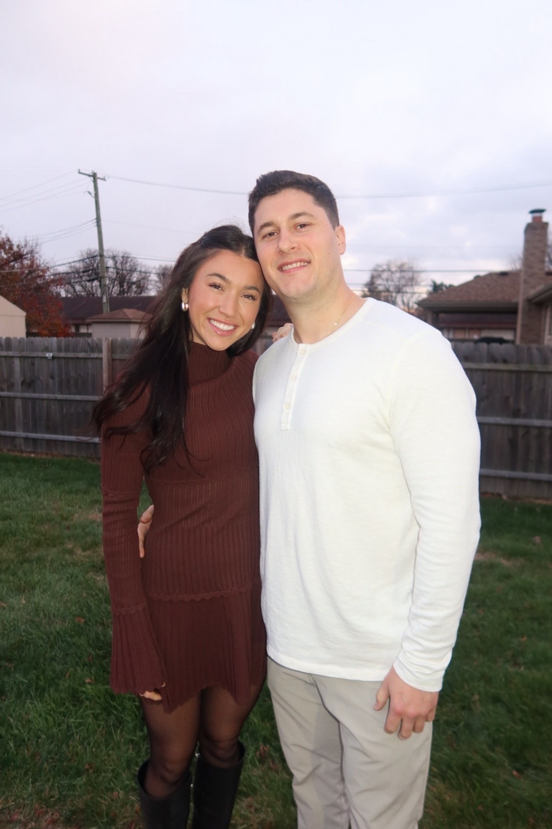 So thankful!!! 🤎 obsessed with this Meshki brown mini dress I wore to Thanksgiving yesterday! 

#LTKCyberWeek #LTKootd #LTKHoliday