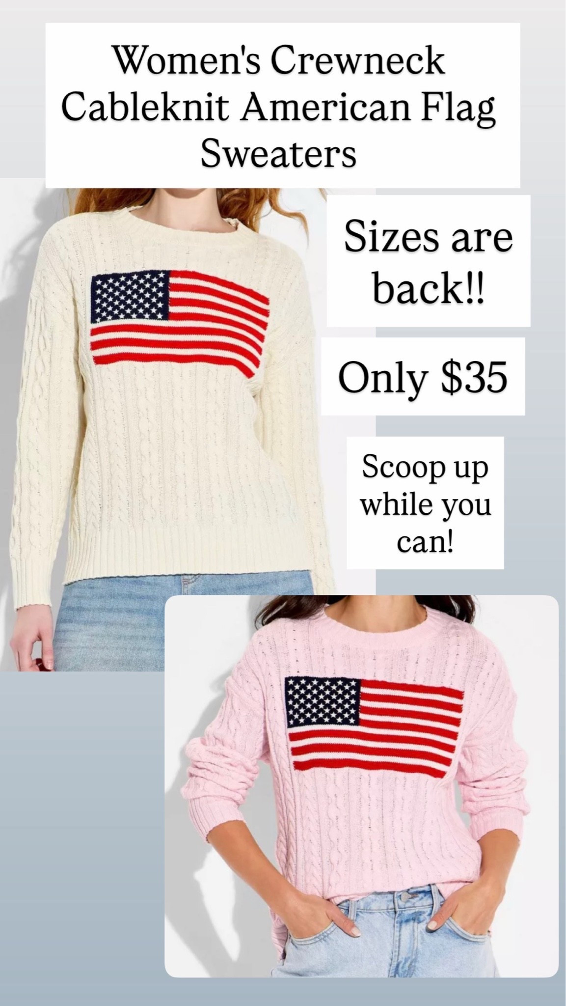 Women’s flag sweaters

#LTKootd