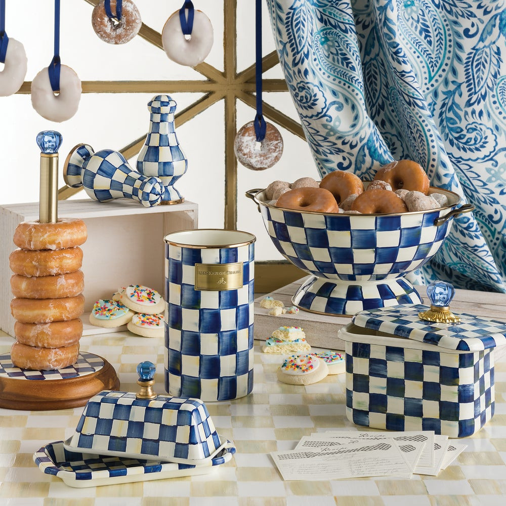 Check Enamelware Utensil Holder | MacKenzie-Childs