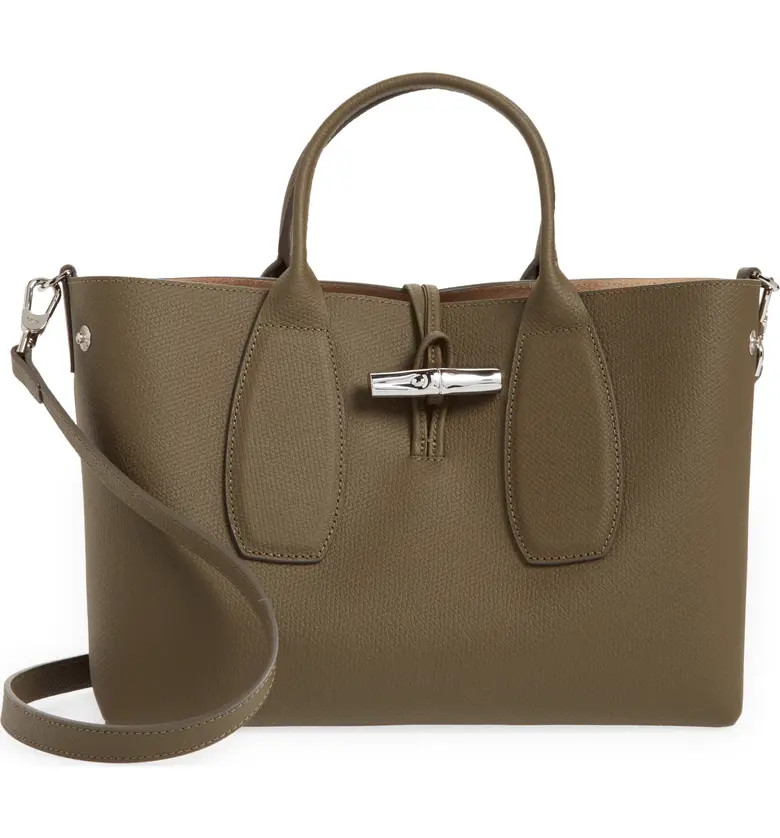 Medium Roseau Leather Tote | Nordstrom