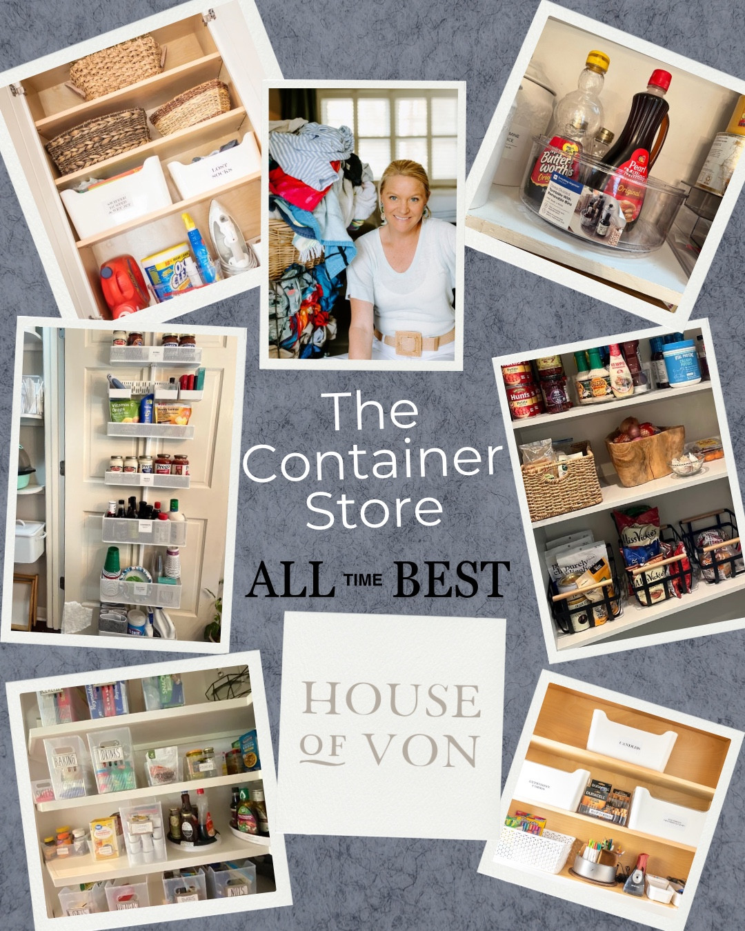 Ever wonder what a professional Organizer buys for almost every job?? 
1.  The clear multipurpose bins – pantries to offices and so many more.
2. White bins with handles the variety of sizes fit perfectly inside cabinetry and drawers.
3. Elfa Wall hung mesh utility system – bathrooms to pantries this will increase storage space.
4. Calling for all Susans?!- turntables and lazy-susans are beyond versatile and work in almost every room and space
5. Metal Bins with Bamboo Handles- come in white and black and have felt on the bottom to keep from scraping your shelves. 
6. What’s Organizing without labels? A goto label maker is key.
.
.
.

#Under100
#TheContainerStoreAmbassador #TheContainerStore #OrganizedLife
#savannahorganizer 
#houseofvon  #savannah #professionalorganizer #declutter #professionalorganizing  #cluttertoClarity #closetgoals 

#LTKSaleAlert #LTKHome #LTKMostLoved