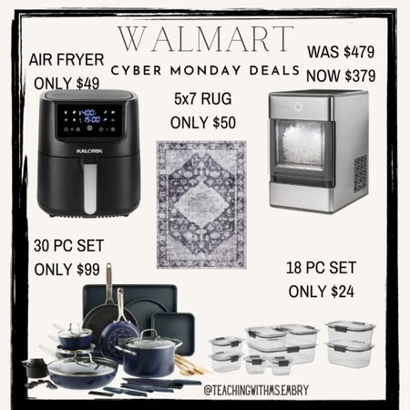 Walmart Cyber Monday Home Finds #walmart #walmartfinds #home #kitchen 

#LTKsalealert #LTKCyberweek #LTKHoliday