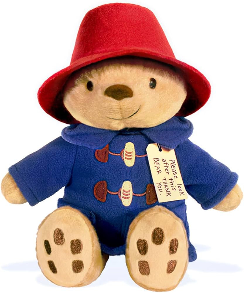 YOTTOY Paddington Bear Collection/Classic Seated Paddington Bear Soft Stuffed Plush Toy- 8.5" H | Amazon (US)