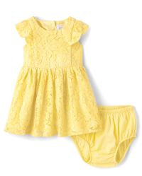 Baby Girls Mommy And Me Lace Dress - sun valley | The Children's Place