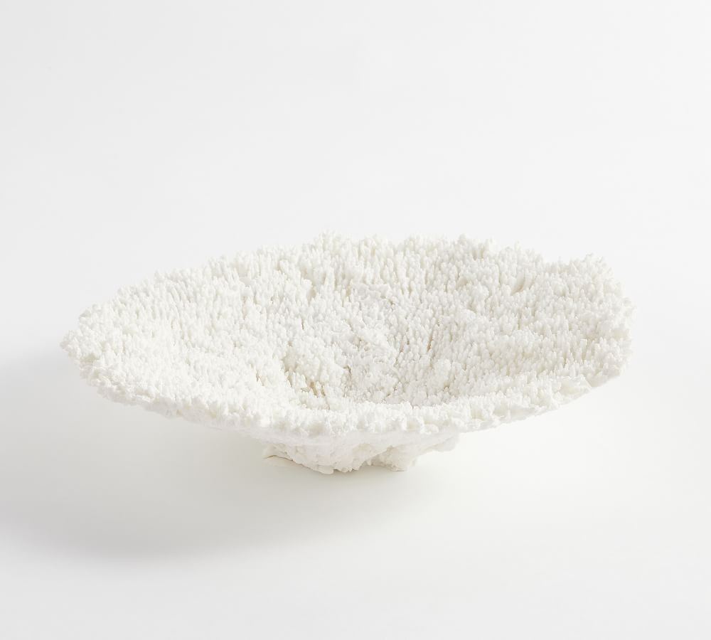 Faux Carnation Coral, Medium, White | Pottery Barn (US)