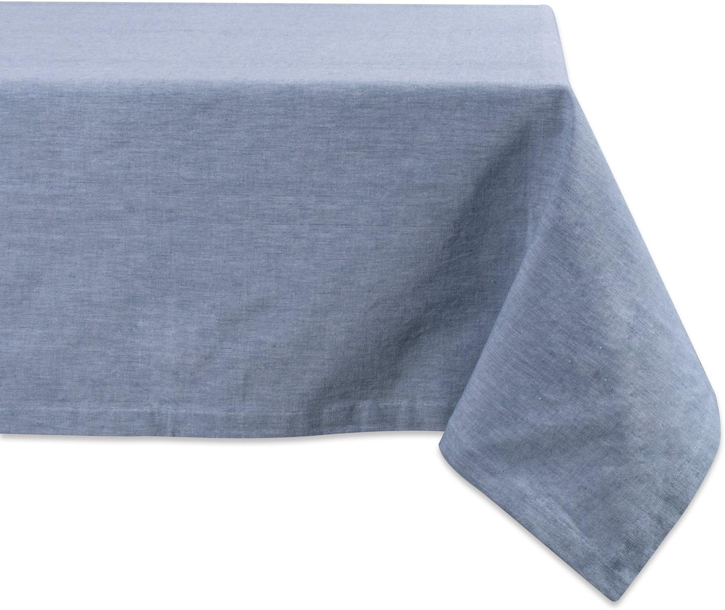 DII 100% Cotton Chambray Kitchen Tabletop Collection, 60x120, Blue | Amazon (US)