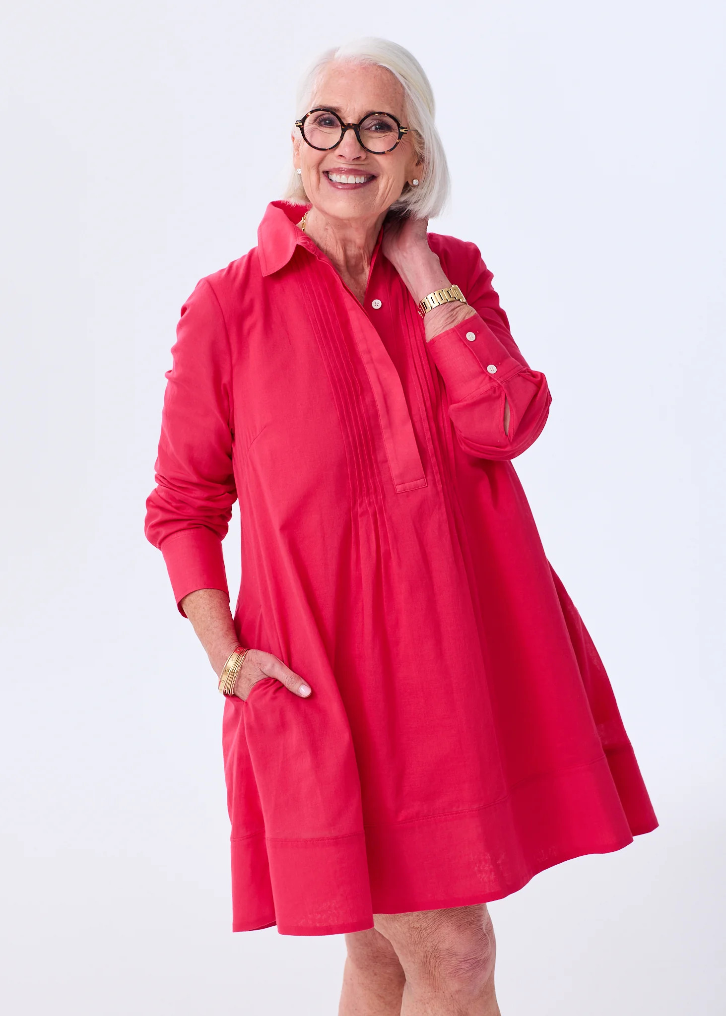 The Pintuck Shirt Dress | Alice Walk