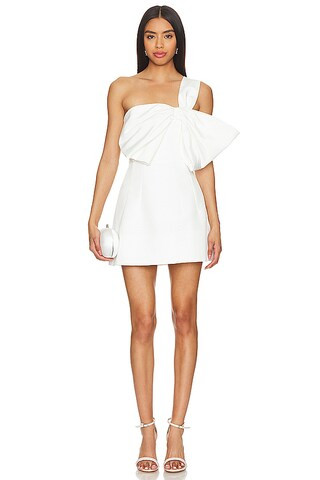 Bardot Bella Mini Dress in Orchid White from Revolve.com | Revolve Clothing (Global)