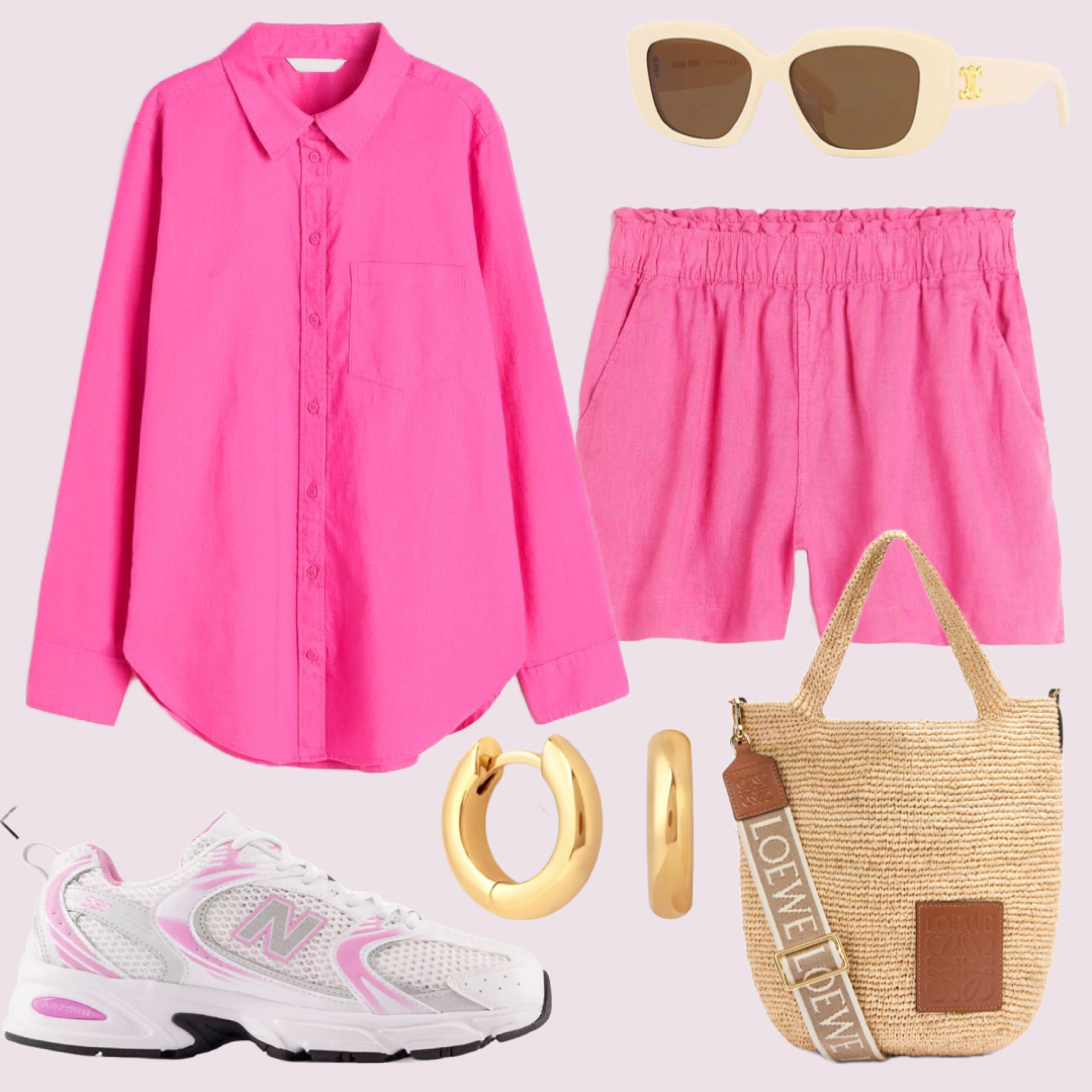 Basket bag styling

Shirt, shorts, pink shirt, pink shorts, coord, matching set, new balance, trainers, spring style, gold hoops, gold earrings

#LTKstyletip #LTKSeasonal #LTKeurope