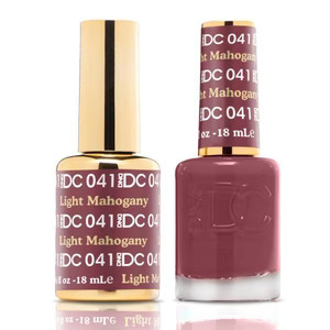 DND - DC Duo - Light Mahogany - #DC041 - Red Gel & Lacquer Polish - DND-DC041 - Beyond Polish | Beyond Polish