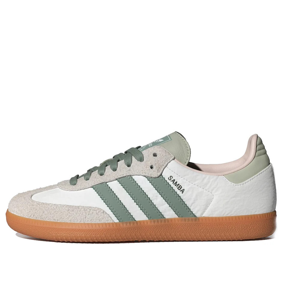 (WMNS) adidas Samba 'Cloud White Silver Green' ID0492 | KICKS CREW