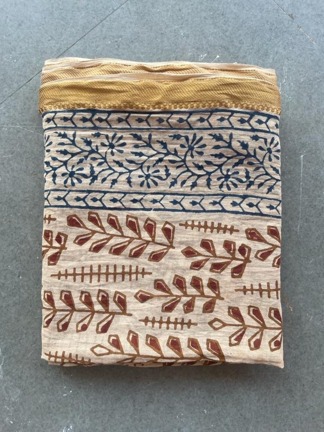 Cotton Sarong Block Print Sarong Pareo Cotton Boho Scarf Neck Head Wrapbeach Sarong Gift for Herm... | Etsy (US)