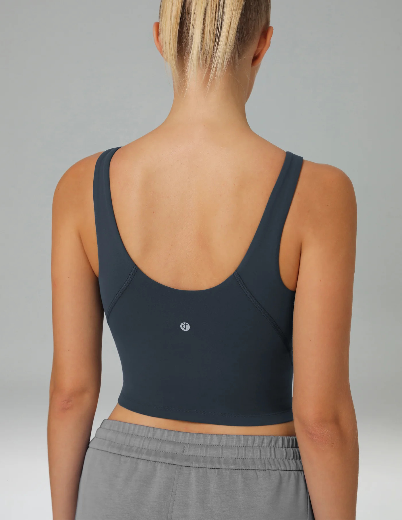 Dreamlux High Neck U-Back Workout Tank Top w/ Removable Padded Cups | Colorfulkoala