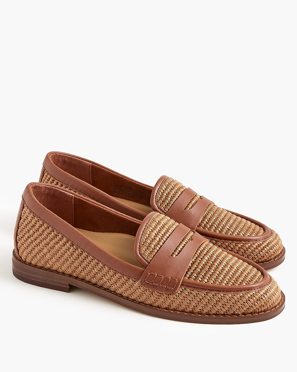 Woven penny loafers | J.Crew Factory