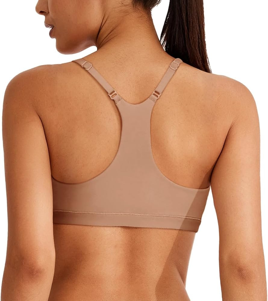 REORIA Women's Racerback Wireless No Padded Comfortable Sleep Bralettes Bras for Women | Amazon (US)