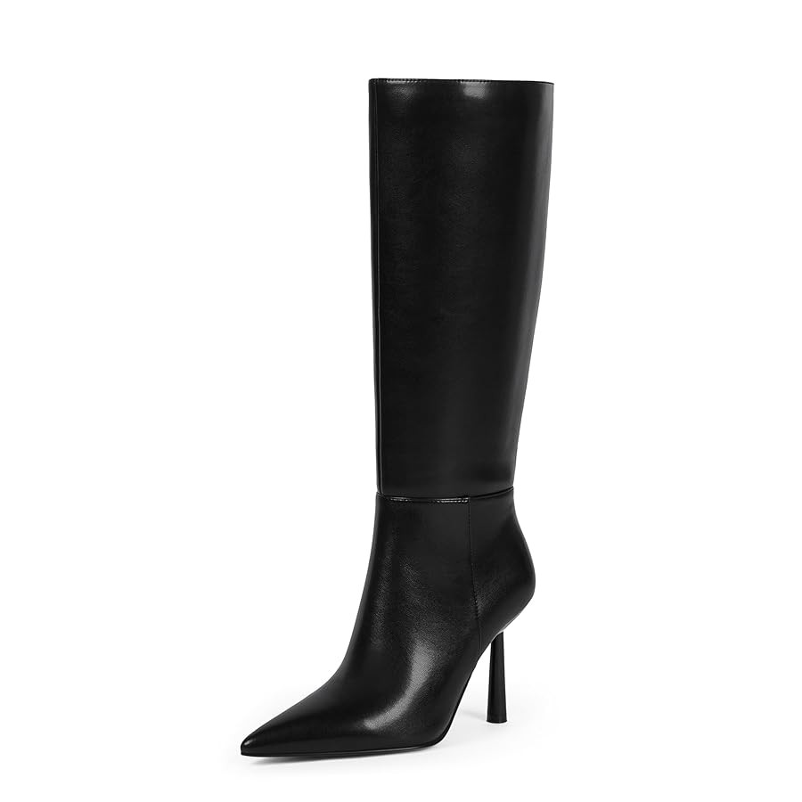 Knee High Boots for Women Pointed Toe Dress Shoes for Women Stiletto Heel Party Wedding Sexy Tall... | Amazon (US)
