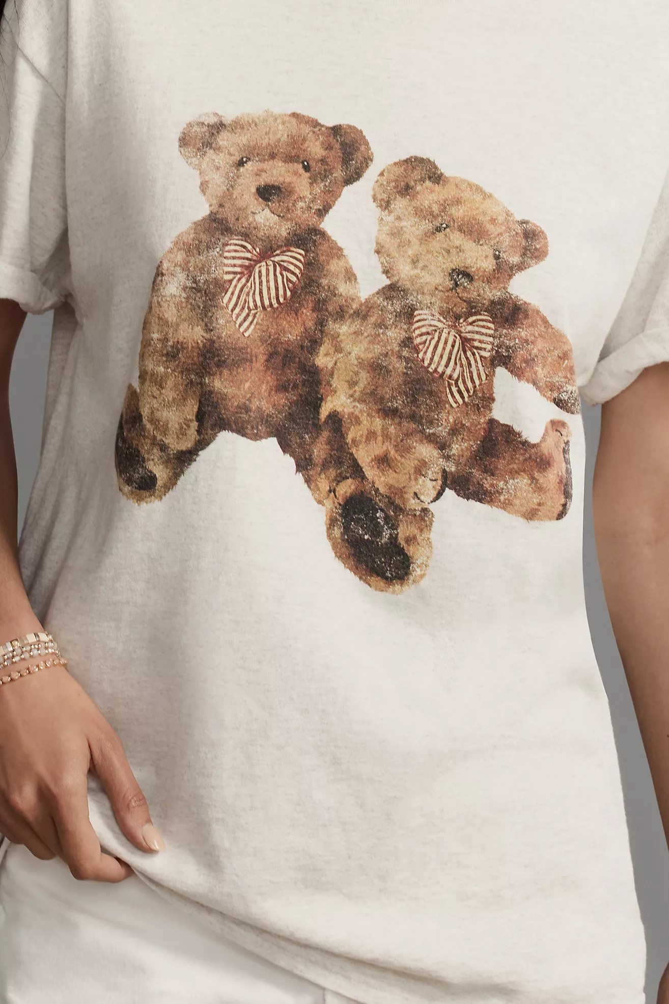 By Anthropologie Bear Cotton Boyfriend Tee | Anthropologie (US)