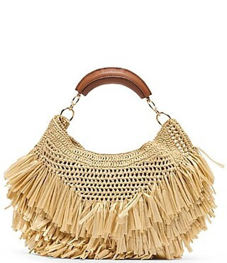 Dolce Vita Amarilis Raffia Top Handle Bag - Natural | Dillard's