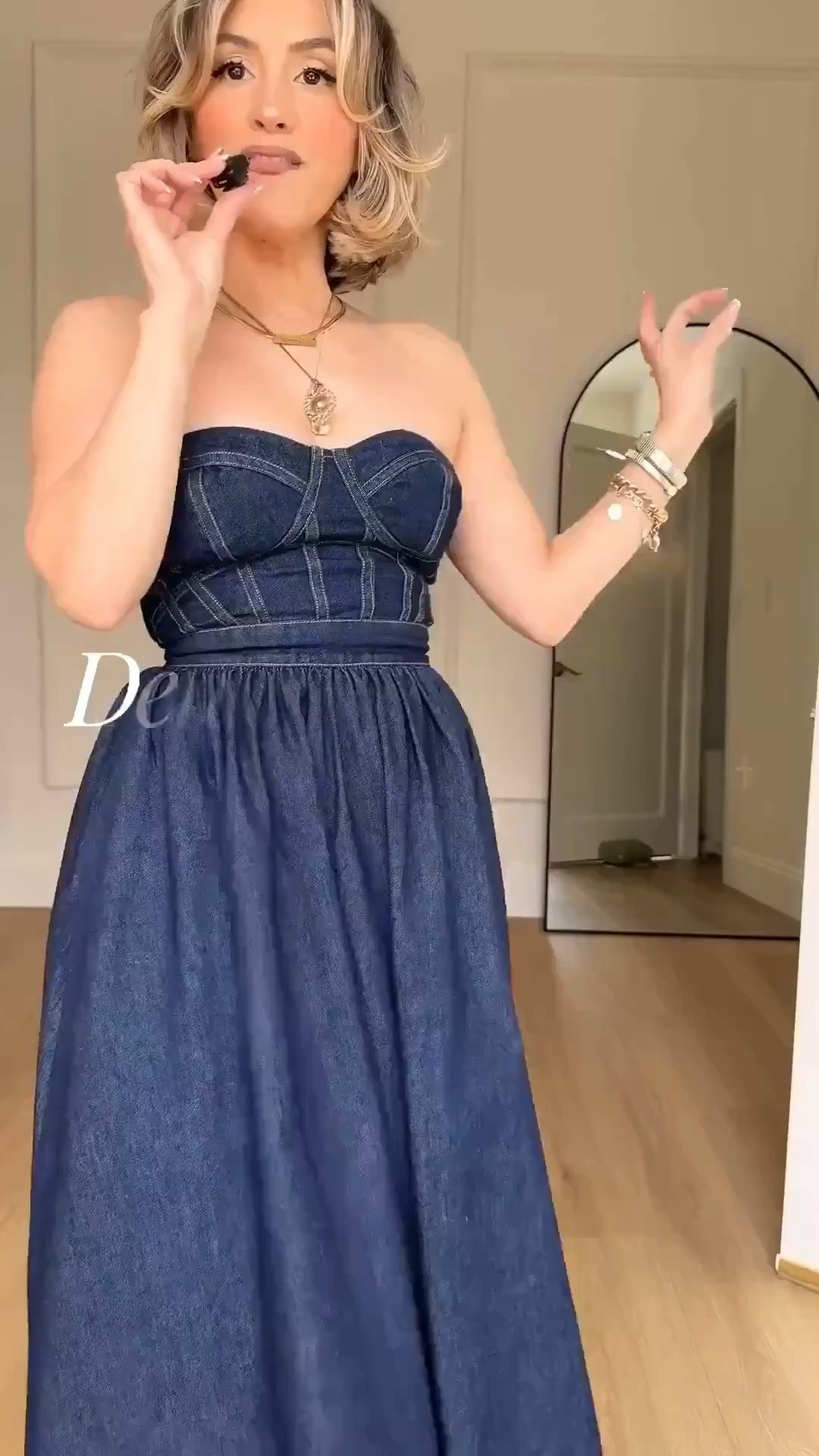 The perfect statement denim SPRING PIECES from @express 🙊✨🙌🏼 #ExpressPartner 
#DressToExpress

XS in all dresses
27R in jeans


#LTKU #LTKootd #LTKgrwm