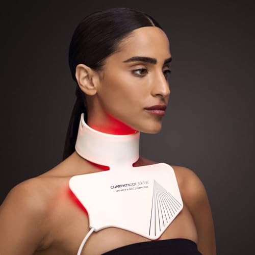 CurrentBody Skin LED Neck & Décolletage Mask: Series 1 | Red Light Therapy Mask for Anti-Aging of The Neck and Chest | Amazon (US)