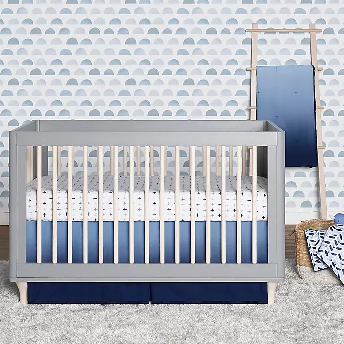 just born® Dream Ombre Crib Bedding Set in Blue | buybuy BABY