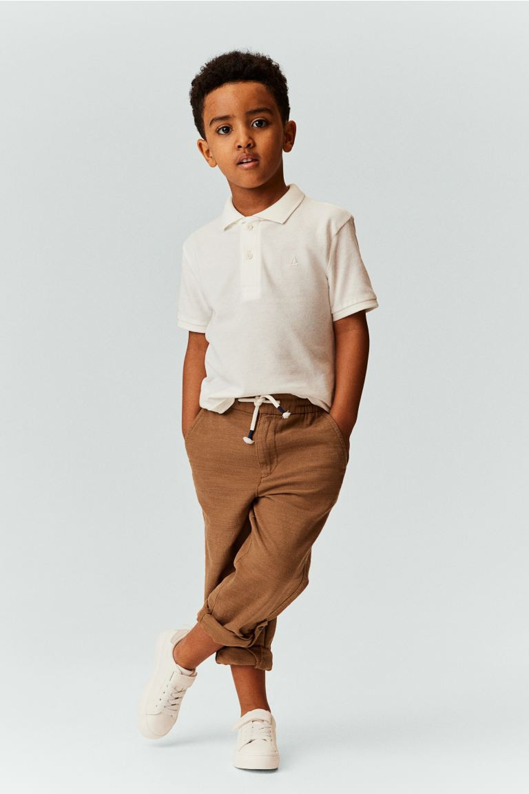 Loose Fit Roll-up Pants | H&M (US + CA)