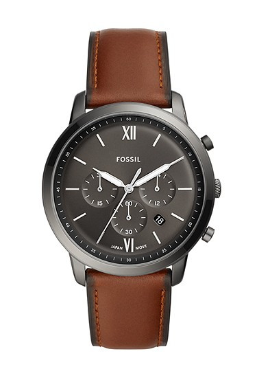 Neutra Chronograph Amber Leather Watch | Fossil (US)