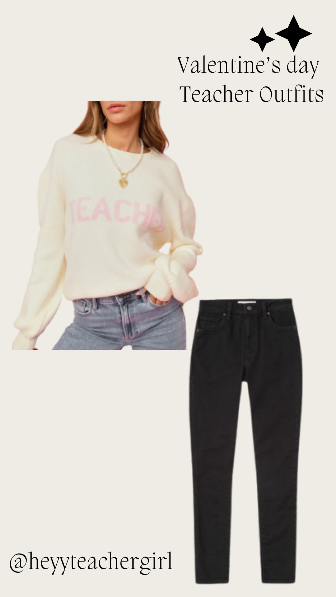 A subtle Valentine’s day outfit for teachers ❤️❤️

Use code VDAY40 for the sweater at Vici 

#LTKstyletip #LTKworkwear #LTKsalealert