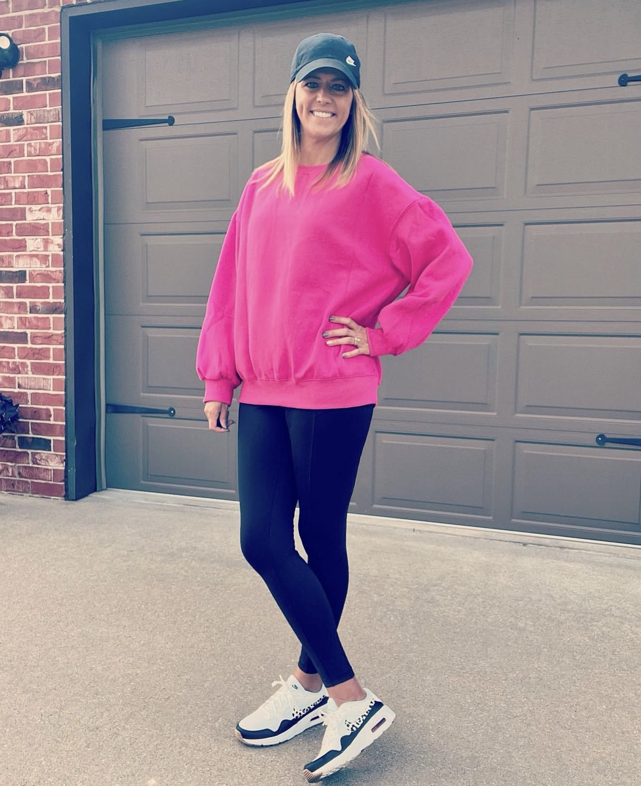 Can I get an amen for comfy + cute athletic wear?! These are hands-down my go-to pieces when I want cozy without giving up style.

A few faves from this look 👇
✨ Oversized hot pink sweatshirt (comes in more colors!)
✨ cRZ Yoga pants 🙌  (also in more colors!)
✨ Super cute @nikewomen sneakers
✨ @nike hat to top it off

#LTKActive #LTKmomlife #LTKTravel