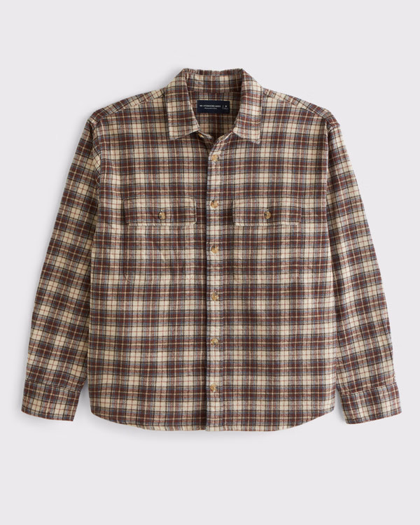 90s Oversized Flannel | Abercrombie & Fitch (US)