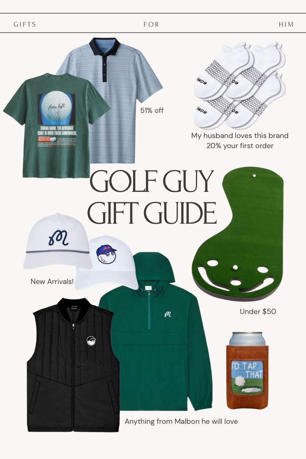 golf gifts for men, golf guy gift ideas, golfer gift guide, golf accessories, golf christmas gifts, golf polos, golf hat, golf towel, golf cart accessories, stocking stuffers for him, boyfriend gift ideas, husband gift ideas, dad gifts, golf season essentials

#LTKHoliday #LTKMens #LTKGiftGuide