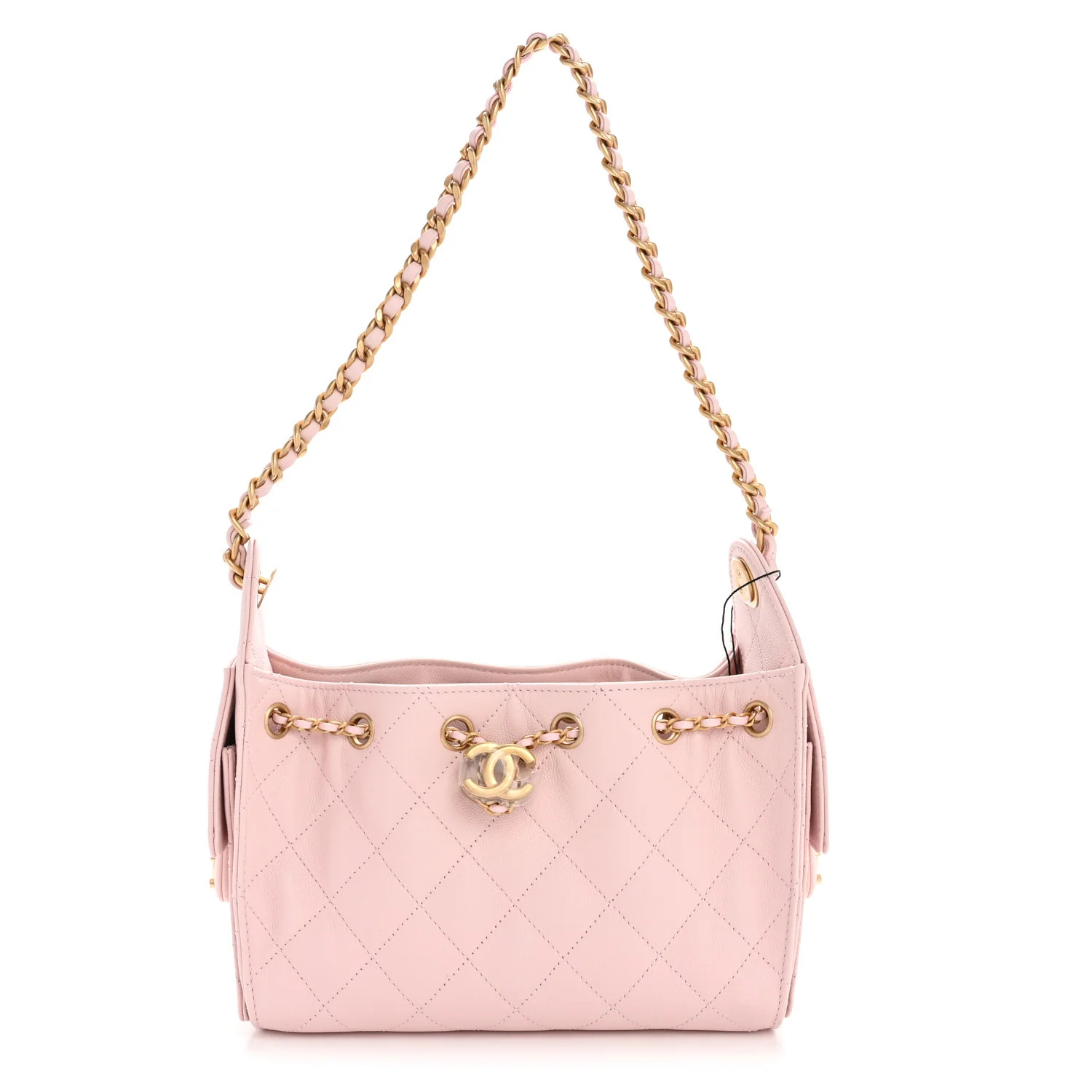 Caviar Quilted Mini Chanel 25 Handbag Light Pink | FASHIONPHILE (US)