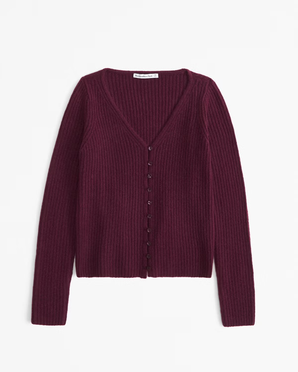 Women's Ribbed Skimming Cardigan | Women's Tops | Abercrombie.com | Abercrombie & Fitch (US)