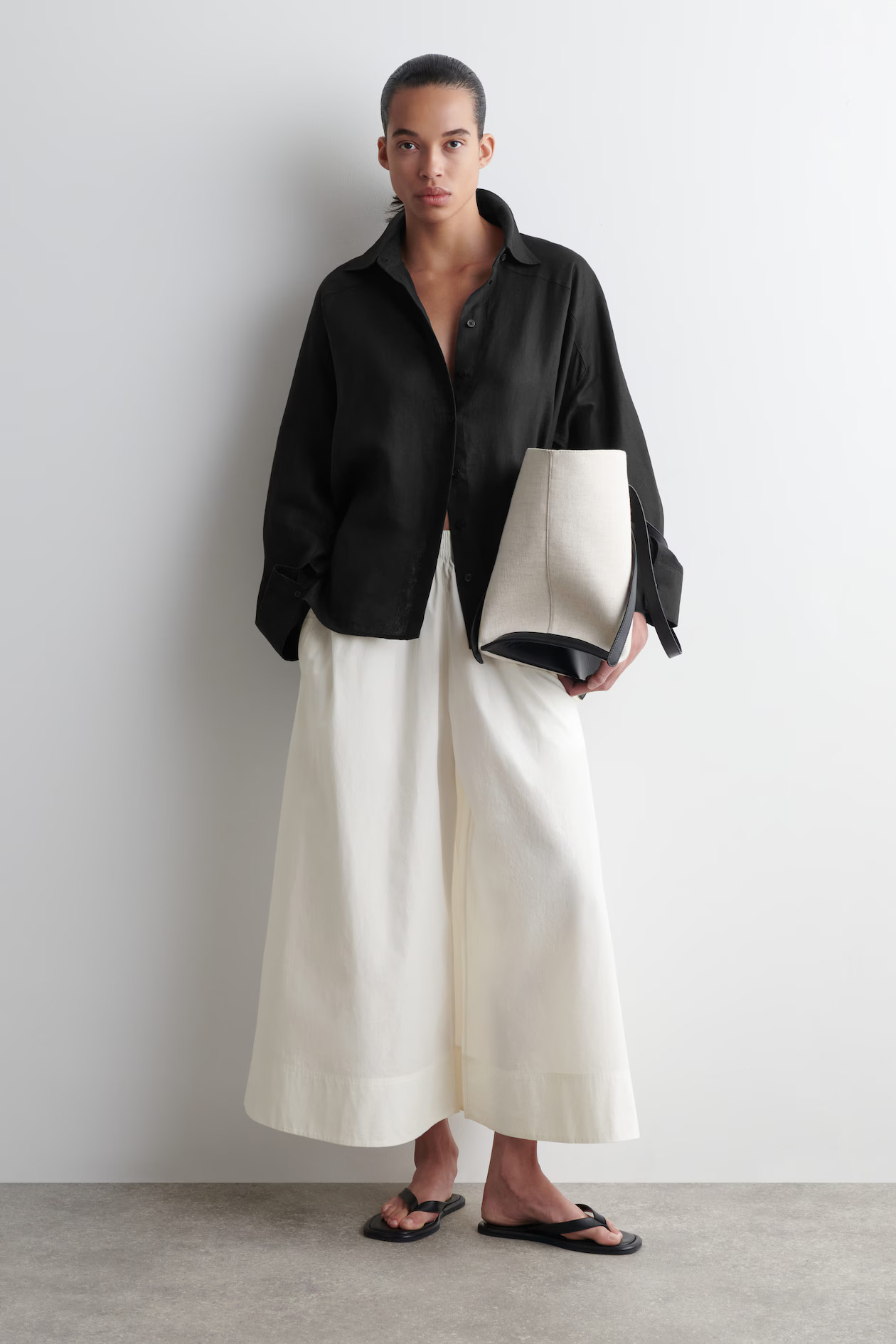 VOLUMINOUS CULOTTES - WHITE | COS UK