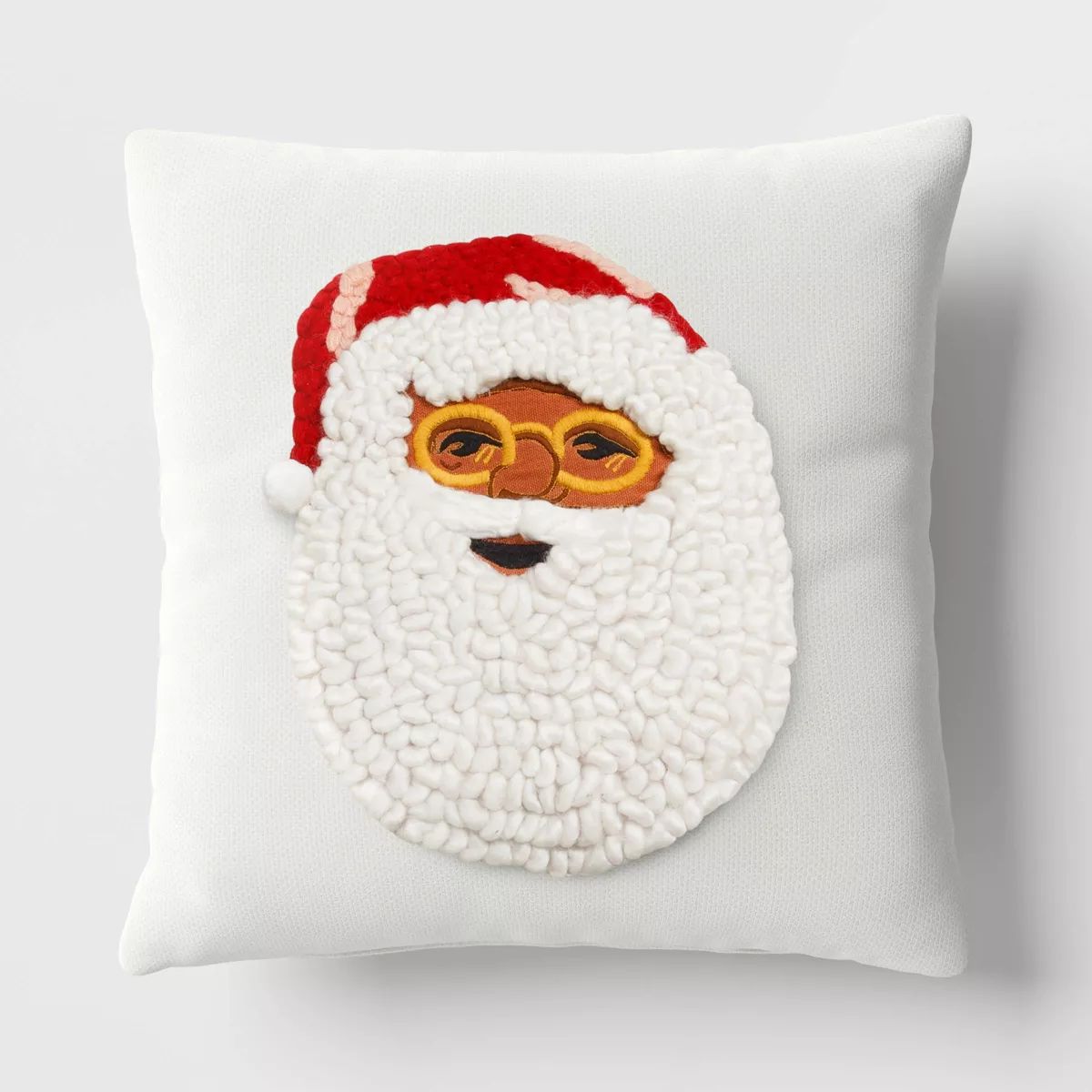Santa Square Throw Pillow White - Christmas - Threshold™ | Target