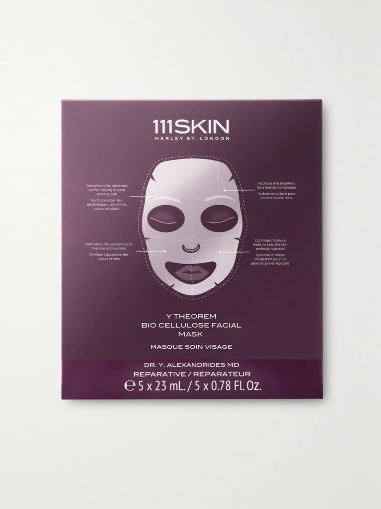 111SKIN - Y Theorem Bio Cellulose Facial Mask, 5 X 23ml - One size | NET-A-PORTER (US)